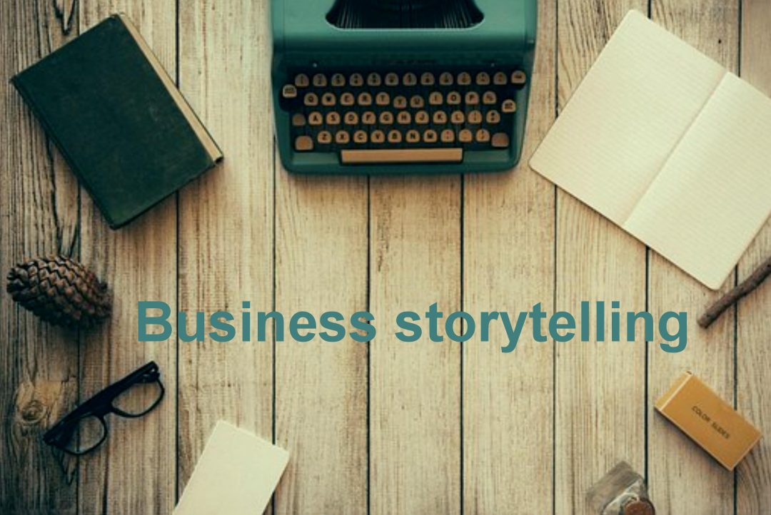 business storytelling, macchina da scrivere vintage