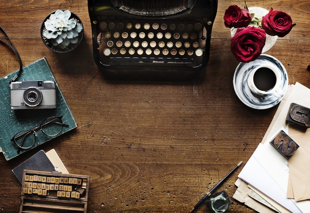 business storytelling, macchina da scrivere vintage